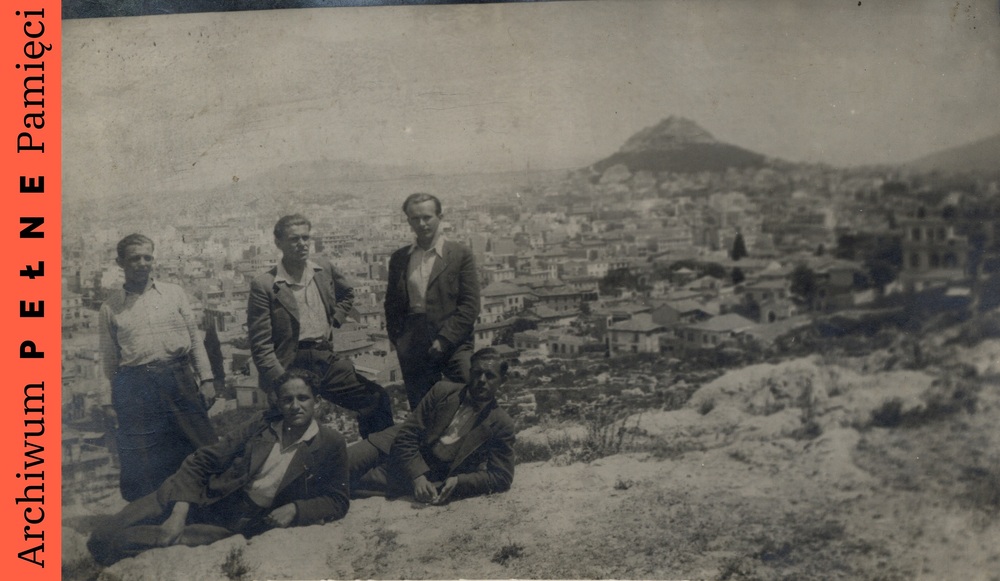Pobyt Jana Stańkusza z kolegami w Atenach, 1940 r., sygn. IPN Ka 1077/17