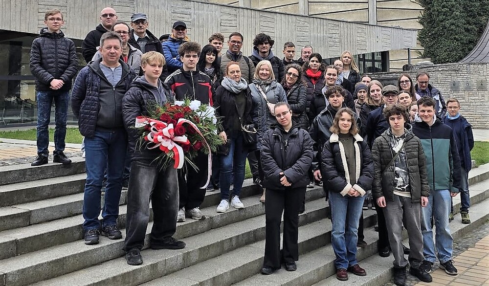 Edukacyjny wyjazd podbeskidzkich licealistów. Fot. Artur Kasprzykowski/IPN