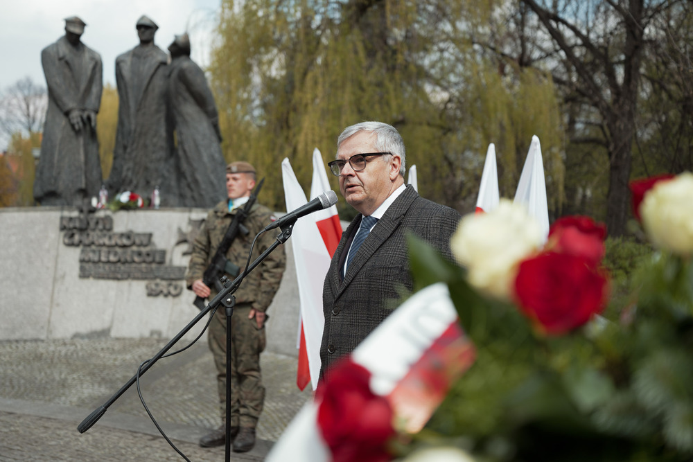 86. rocznica Zbrodni Katyńskiej – Katowice, 10 kwietnia 2026. Fot.: IPN Krzysztof Łojko