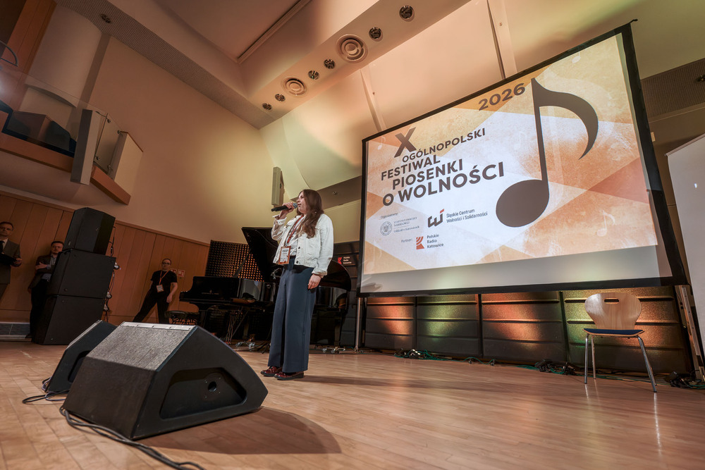 Finał X Ogólnopolskiego Festiwalu Piosenki o Wolności - Katowice, 18 kwietnia 2026. Fot.: IPN Krzysztof Łojko