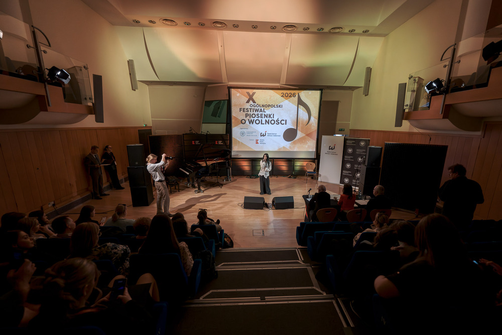 Finał X Ogólnopolskiego Festiwalu Piosenki o Wolności - Katowice, 18 kwietnia 2026. Fot.: IPN Krzysztof Łojko