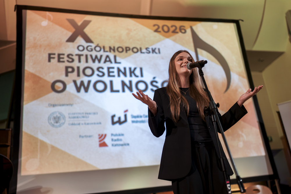 Galeria występów podczas Finału X Ogólnopolskiego Festiwalu Piosenki o Wolności - Katowice, 18 kwietnia 2026. Fot.: IPN Krzysztof Łojko