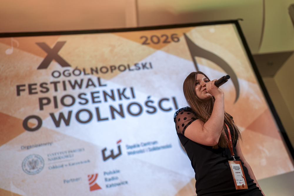 Galeria występów podczas Finału X Ogólnopolskiego Festiwalu Piosenki o Wolności - Katowice, 18 kwietnia 2026. Fot.: IPN Krzysztof Łojko
