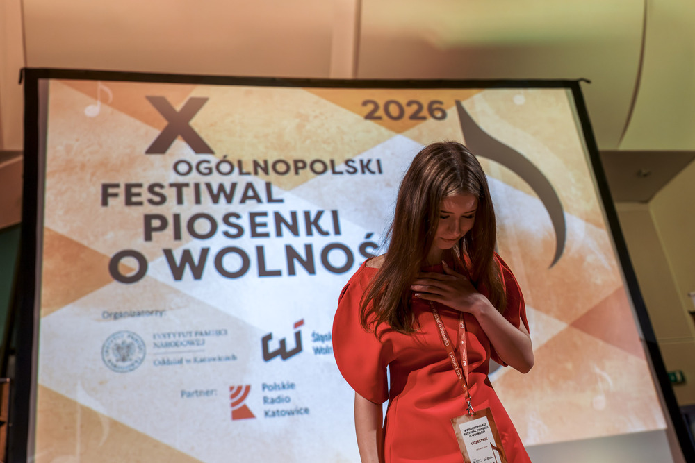 Galeria występów podczas Finału X Ogólnopolskiego Festiwalu Piosenki o Wolności - Katowice, 18 kwietnia 2026. Fot.: IPN Krzysztof Łojko