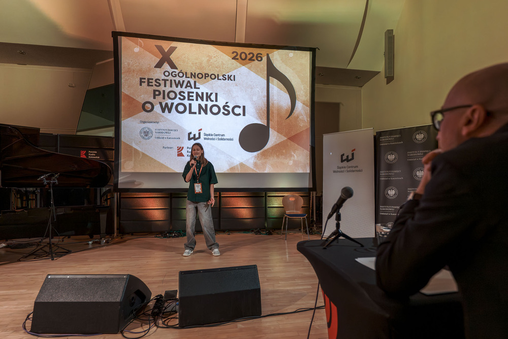 Galeria występów podczas Finału X Ogólnopolskiego Festiwalu Piosenki o Wolności - Katowice, 18 kwietnia 2026. Fot.: IPN Krzysztof Łojko
