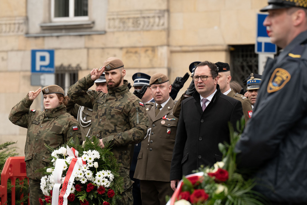 Katowice oddały hołd Wielkiemu Synowi Ziemi Śląskiej. Fot.: IPN Krzysztof Łojko