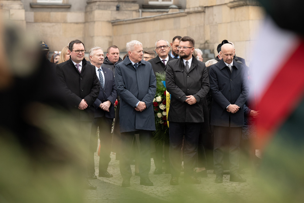 Katowice oddały hołd Wielkiemu Synowi Ziemi Śląskiej. Fot.: IPN Krzysztof Łojko