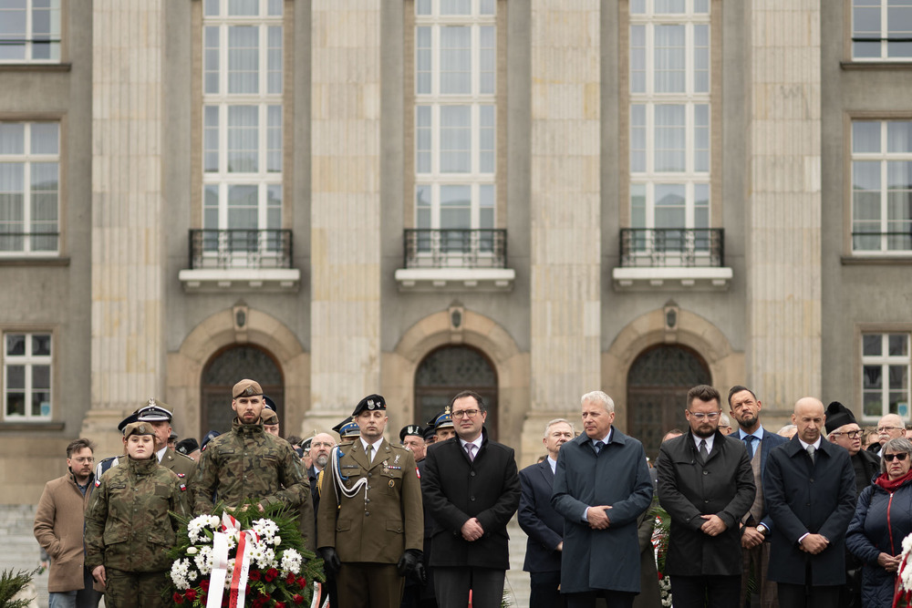 Katowice oddały hołd Wielkiemu Synowi Ziemi Śląskiej. Fot.: IPN Krzysztof Łojko