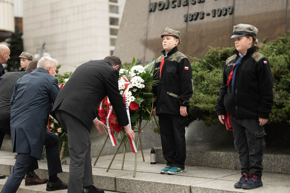Katowice oddały hołd Wielkiemu Synowi Ziemi Śląskiej. Fot.: IPN Krzysztof Łojko