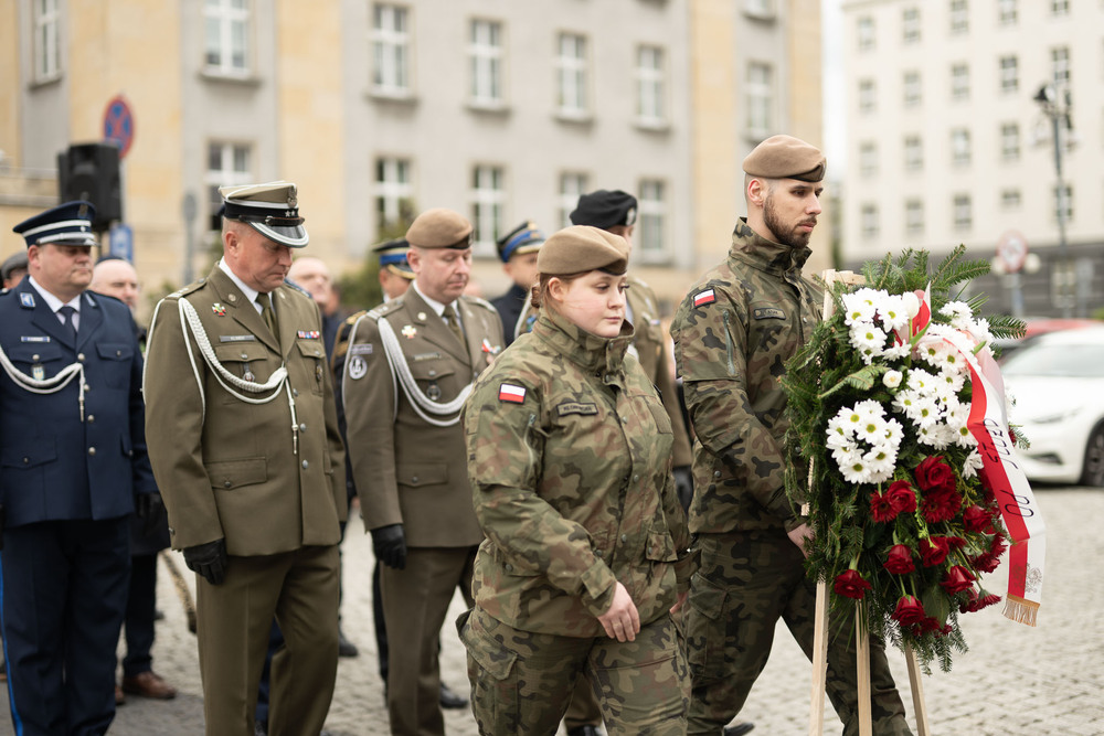 Katowice oddały hołd Wielkiemu Synowi Ziemi Śląskiej. Fot.: IPN Krzysztof Łojko