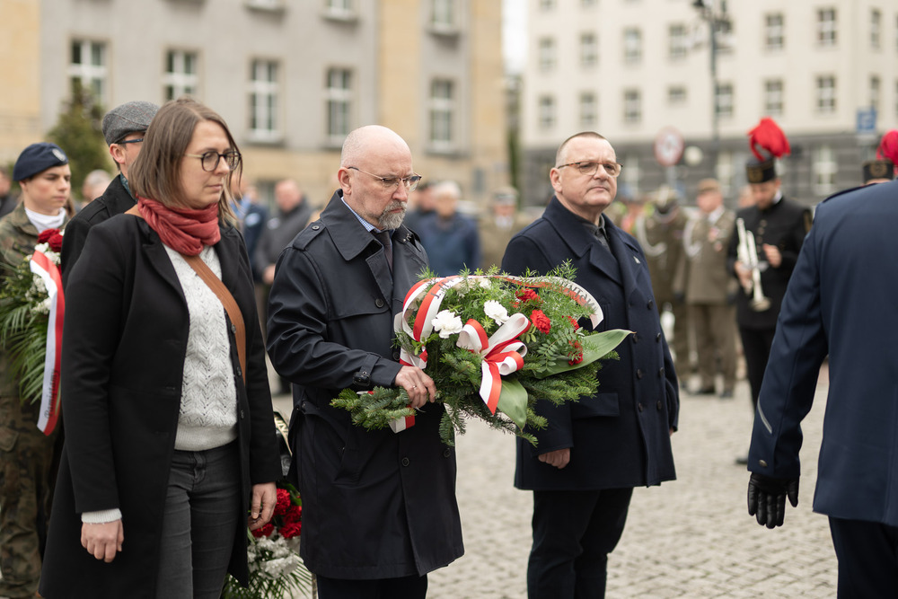 Katowice oddały hołd Wielkiemu Synowi Ziemi Śląskiej. Fot.: IPN Krzysztof Łojko