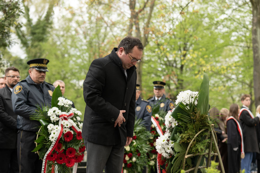Katowice oddały hołd Wielkiemu Synowi Ziemi Śląskiej. Fot.: IPN Krzysztof Łojko