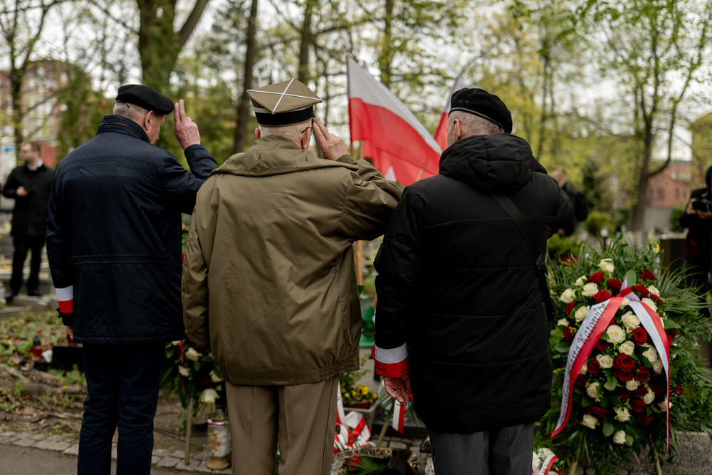 Katowice oddały hołd Wielkiemu Synowi Ziemi Śląskiej. Fot.: IPN Krzysztof Łojko