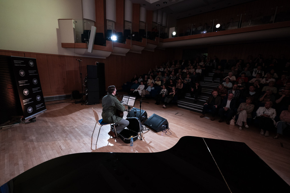 Jubileuszowy koncert Mateusza Nagórskiego podczas X Ogólnopolskiego Festiwalu Piosenki o Wolności. Fot.: IPN Krzysztof Łojko