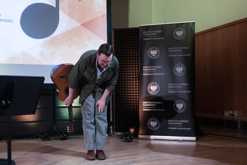 Jubileuszowy koncert Mateusza Nagórskiego podczas X Ogólnopolskiego Festiwalu Piosenki o Wolności. Fot.: IPN Krzysztof Łojko