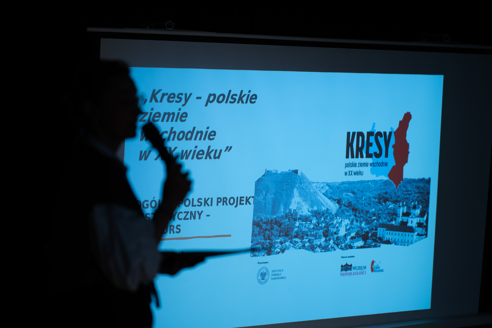 Uroczystość wręczenia nagród laureatkom konkursu „Kresy – ziemie polskie w XX wieku” w Gliwicach. 21 kwietnia 2026. Fot.: IPN Krzysztof Łojko