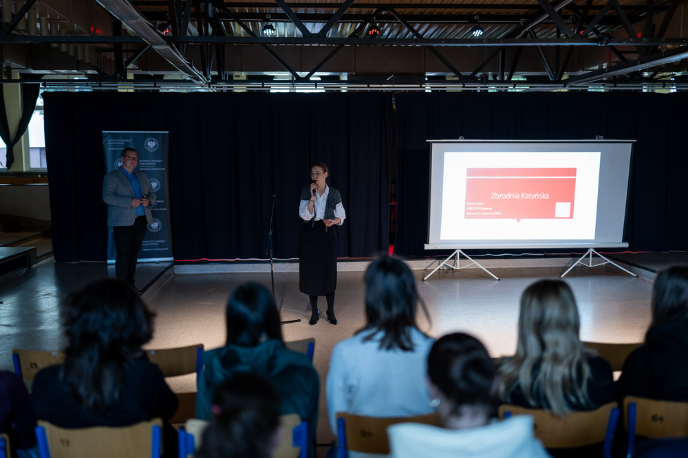 Uroczystość wręczenia nagród laureatkom konkursu „Kresy – ziemie polskie w XX wieku” w Gliwicach. 21 kwietnia 2026. Fot.: IPN Krzysztof Łojko