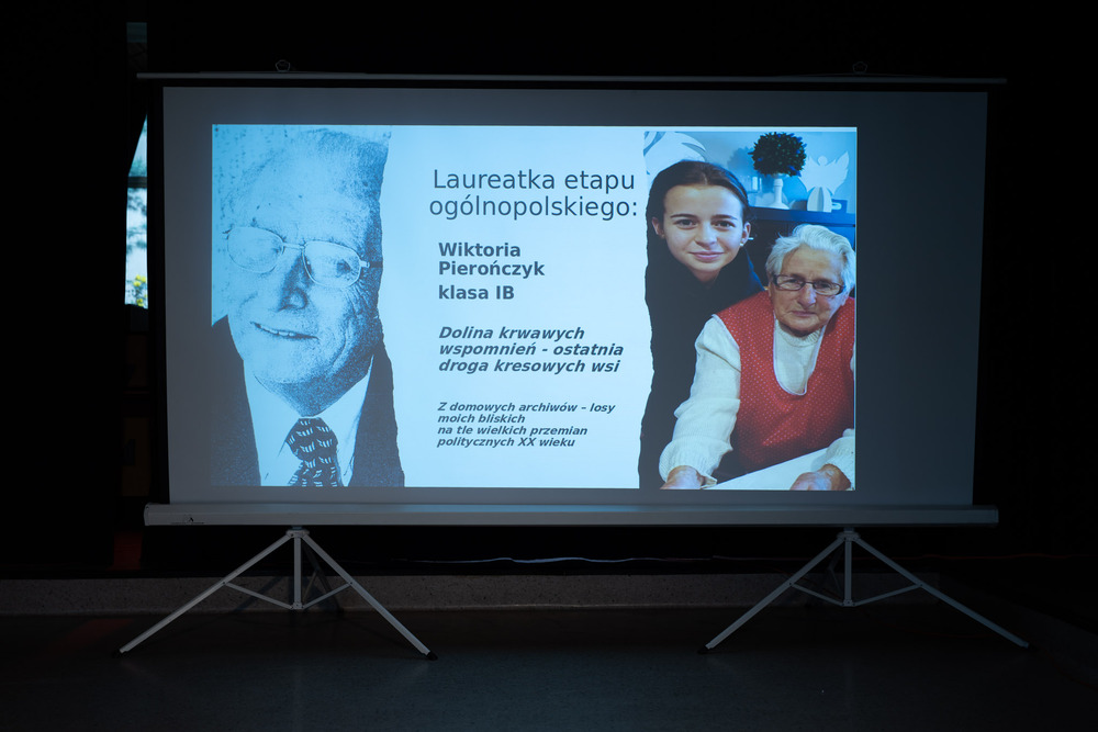 Uroczystość wręczenia nagród laureatkom konkursu „Kresy – ziemie polskie w XX wieku” w Gliwicach. 21 kwietnia 2026. Fot.: IPN Krzysztof Łojko