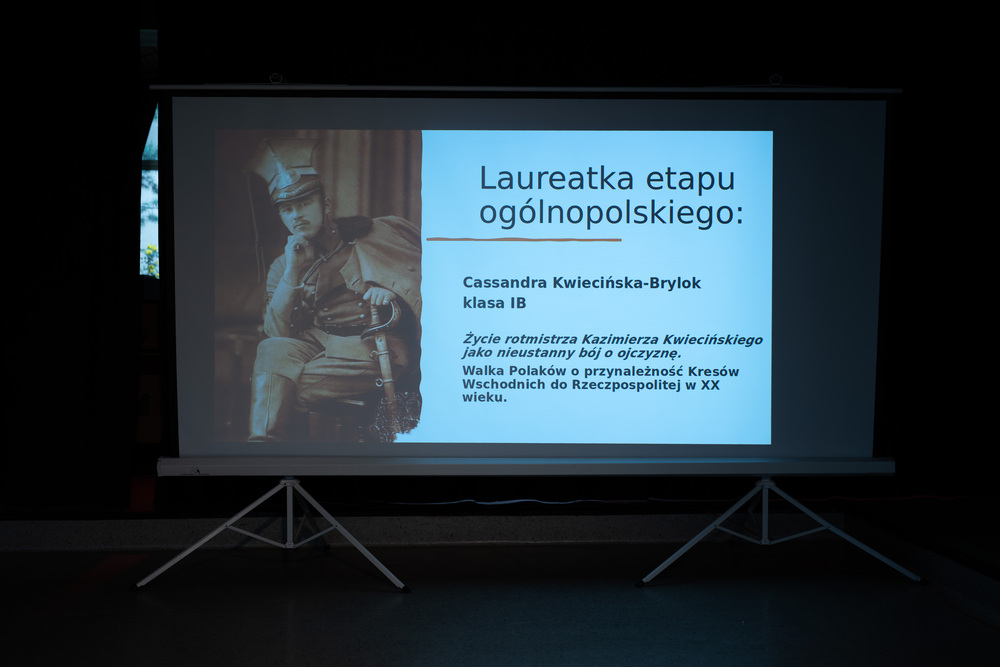 Uroczystość wręczenia nagród laureatkom konkursu „Kresy – ziemie polskie w XX wieku” w Gliwicach. 21 kwietnia 2026. Fot.: IPN Krzysztof Łojko