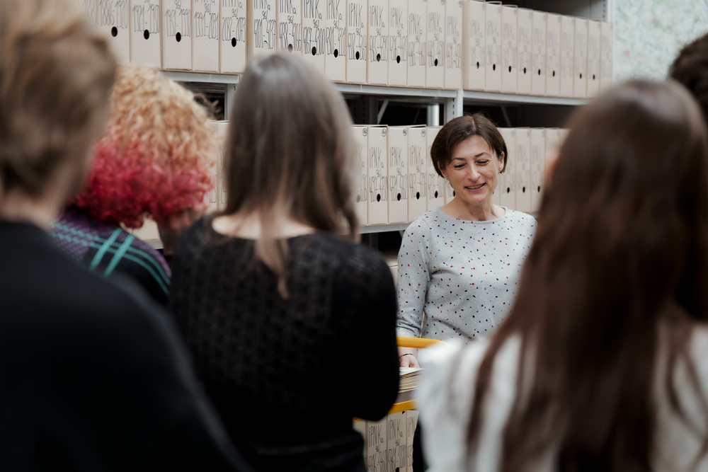 Zajęcia edukacyjne i wizyta studentów w Oddziałowym Archiwum IPN w Katowicach. Fot.: IPN Krzysztof Łojko