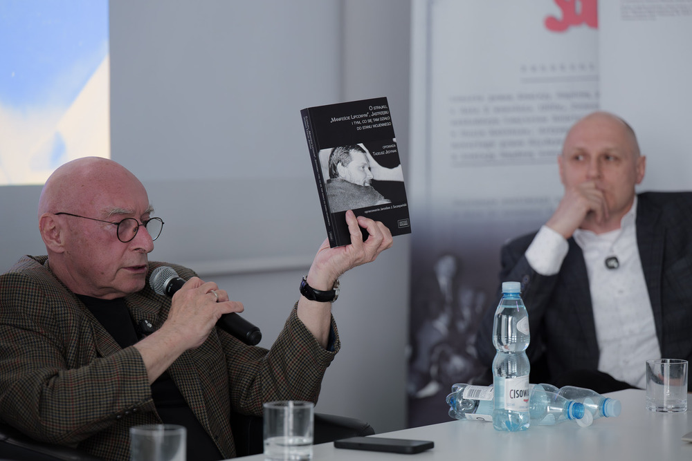 Tadeusz Jedynak, bohaterem piątego spotkania w ramach cyklu 45 lat „Solidarności" Śląsko-Dąbrowskiej – ludzie i struktury. Fot.: IPN Krzysztof Łojko