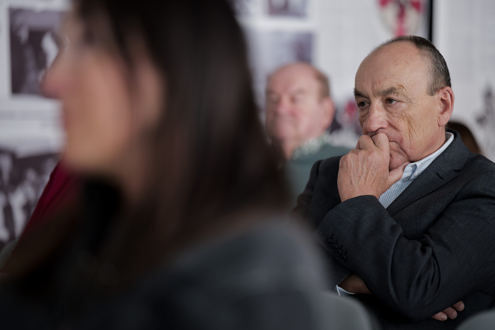 Tadeusz Jedynak, bohaterem piątego spotkania w ramach cyklu 45 lat „Solidarności" Śląsko-Dąbrowskiej – ludzie i struktury. Fot.: IPN Krzysztof Łojko