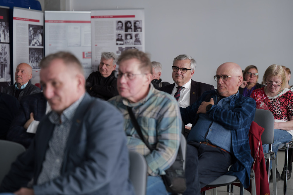 Tadeusz Jedynak, bohaterem piątego spotkania w ramach cyklu 45 lat „Solidarności" Śląsko-Dąbrowskiej – ludzie i struktury. Fot.: IPN Krzysztof Łojko
