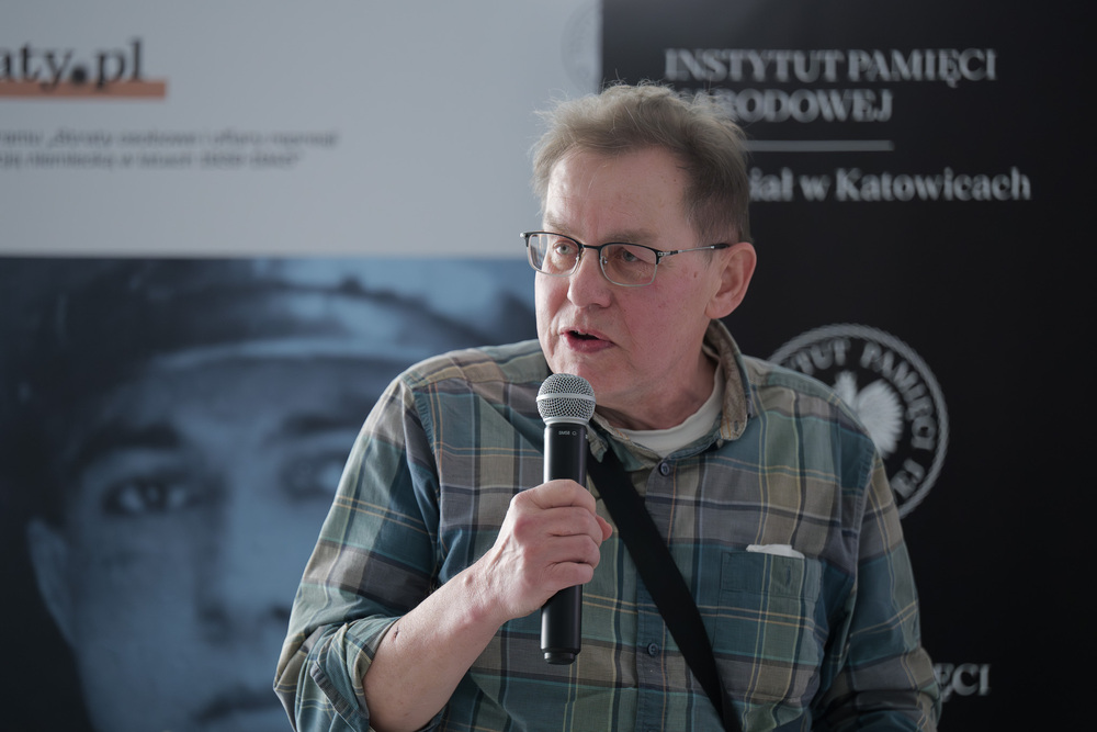 Tadeusz Jedynak, bohaterem piątego spotkania w ramach cyklu 45 lat „Solidarności" Śląsko-Dąbrowskiej – ludzie i struktury. Fot.: IPN Krzysztof Łojko