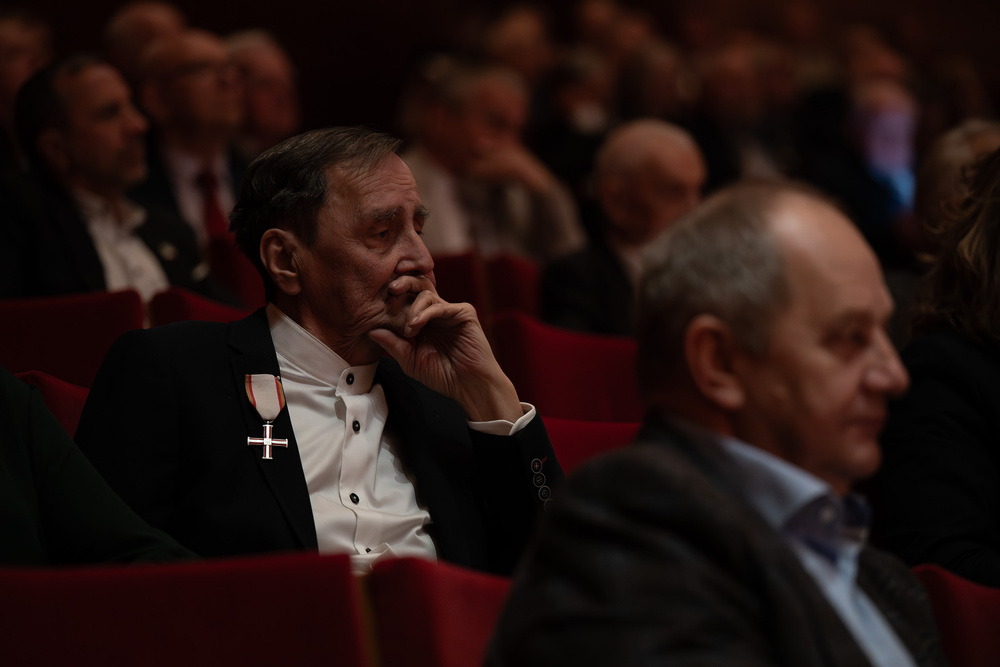 45. rocznica rejestracji NSZZ „Solidarność”. „Solidarni, nasz jest ten dzień” – spotkanie Dam i Kawalerów Krzyża Wolności i Solidarności. Fot.: IPN Krzysztof Łojko
