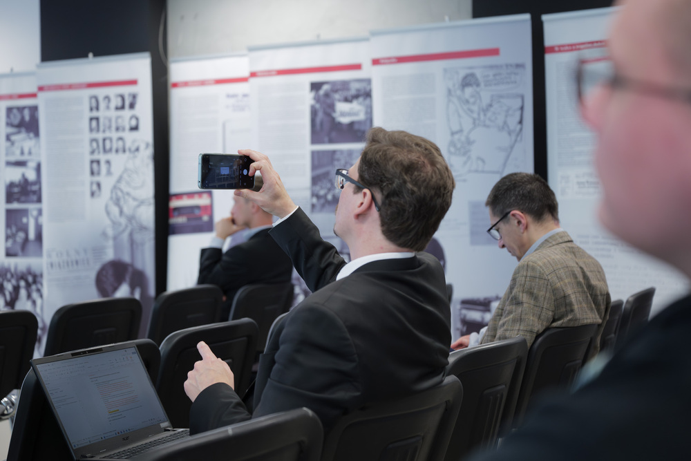 Konferencja naukowa „»Od Wisły po Odrę i Olzę«. Militarne aspekty wkroczenia Armii Czerwonej na Górny Śląsk w 1945 roku“. Fot.: IPN Krzysztof Łojko