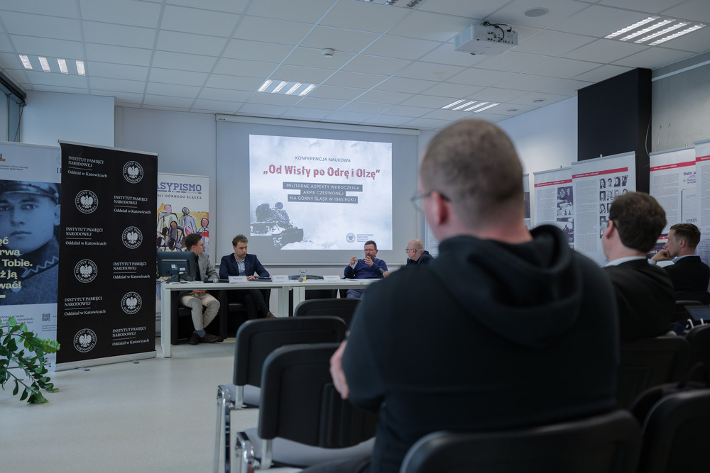 Konferencja naukowa „»Od Wisły po Odrę i Olzę«. Militarne aspekty wkroczenia Armii Czerwonej na Górny Śląsk w 1945 roku“. Fot.: IPN Krzysztof Łojko