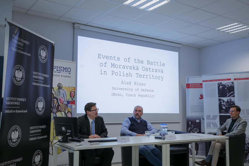 Konferencja naukowa „»Od Wisły po Odrę i Olzę«. Militarne aspekty wkroczenia Armii Czerwonej na Górny Śląsk w 1945 roku“. Fot.: IPN Krzysztof Łojko