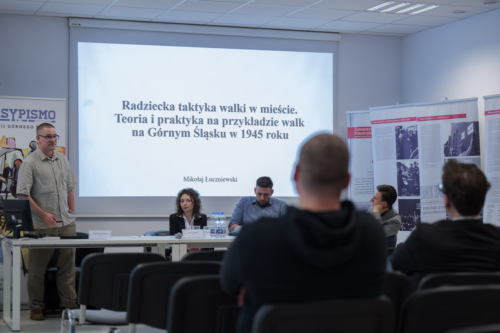 Konferencja naukowa „»Od Wisły po Odrę i Olzę«. Militarne aspekty wkroczenia Armii Czerwonej na Górny Śląsk w 1945 roku“. Fot.: IPN Krzysztof Łojko