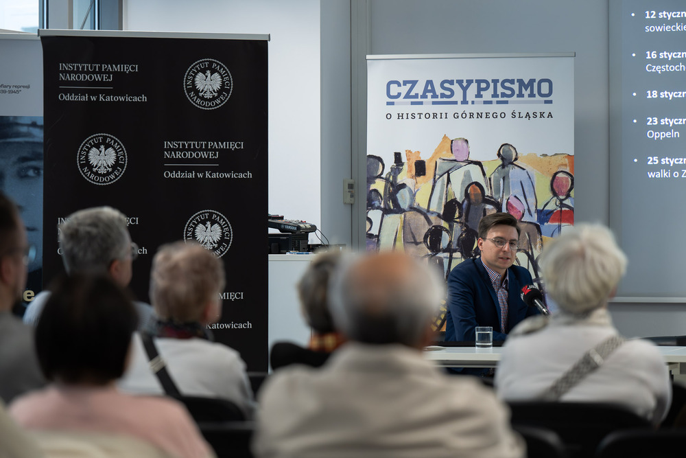 Spotkanie z historią „Rok 1945 w Katowicach. Działania wojenne i represje sowieckie” – Katowice, 13 maja 2026. Fot.: IPN Krzysztof Łojko