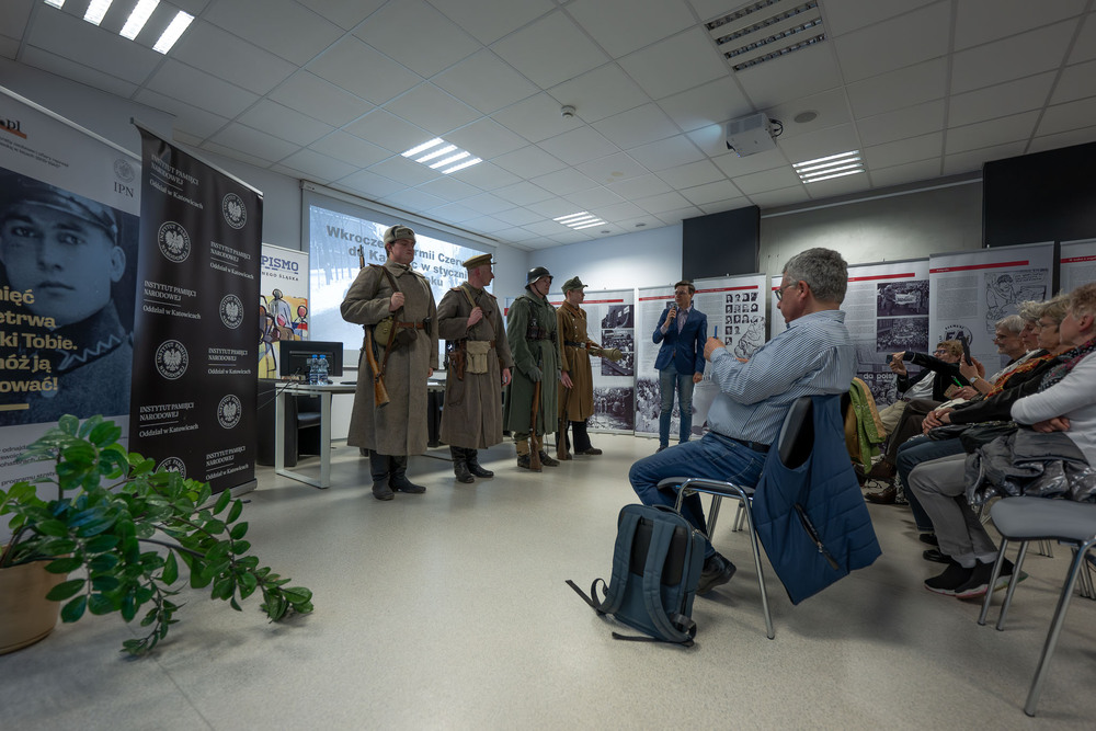 Spotkanie z historią „Rok 1945 w Katowicach. Działania wojenne i represje sowieckie” – Katowice, 13 maja 2026. Fot.: IPN Krzysztof Łojko