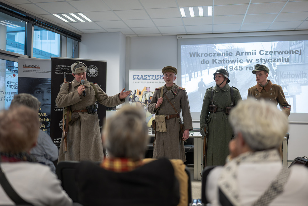 Spotkanie z historią „Rok 1945 w Katowicach. Działania wojenne i represje sowieckie” – Katowice, 13 maja 2026. Fot.: IPN Krzysztof Łojko