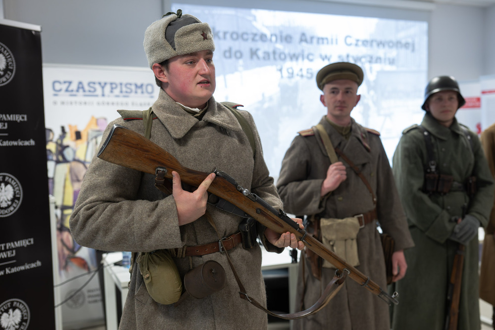 Spotkanie z historią „Rok 1945 w Katowicach. Działania wojenne i represje sowieckie” – Katowice, 13 maja 2026. Fot.: IPN Krzysztof Łojko