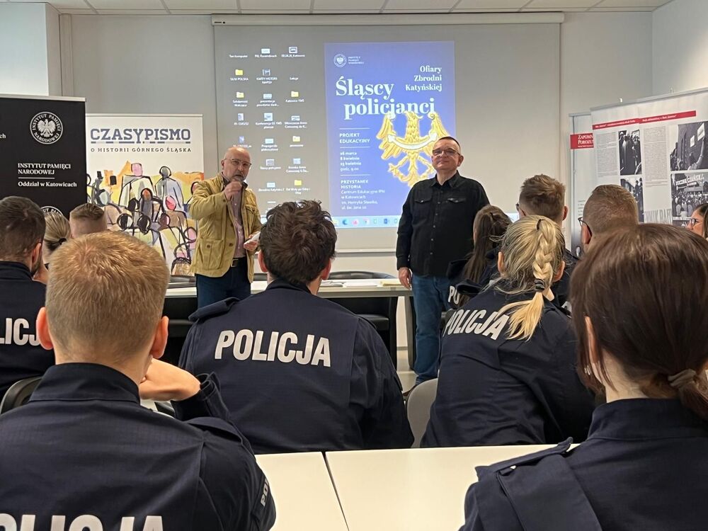 Projekt edukacyjny „Śląscy Policjanci – Ofiary Zbrodni Katyńskiej”.