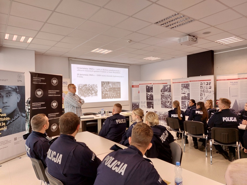 Projekt edukacyjny „Śląscy Policjanci – Ofiary Zbrodni Katyńskiej”.