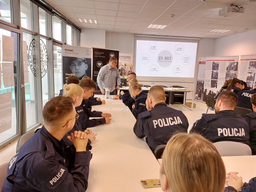 Projekt edukacyjny „Śląscy Policjanci – Ofiary Zbrodni Katyńskiej”.