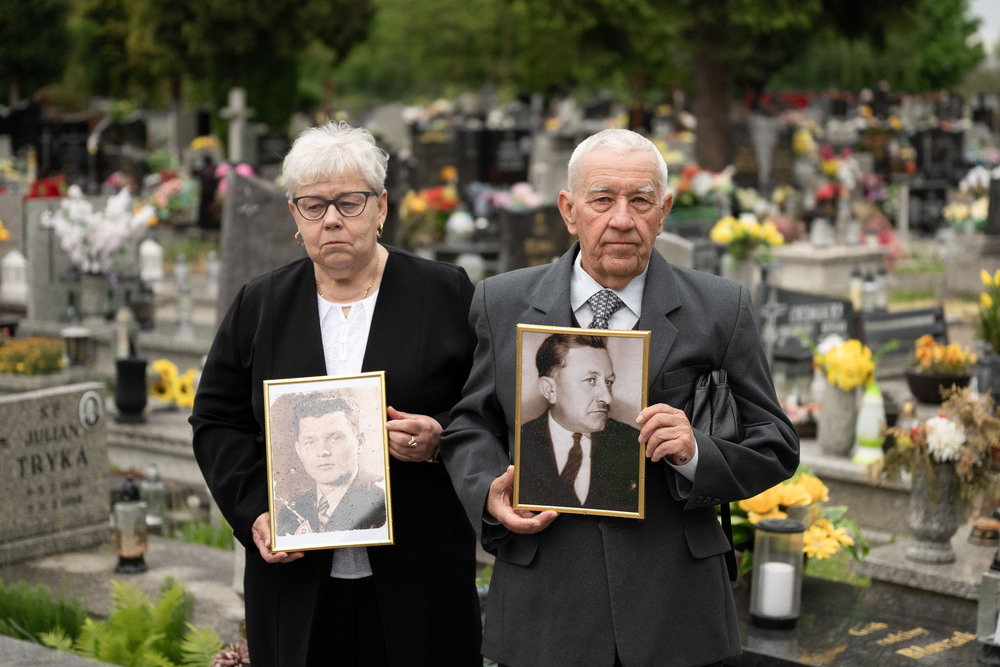 roczystość oznaczenia wspólnego grobu Piotra Błaszaka i Heliodora Rozynka plakietą „Grób Weterana Walk o Wolność i Niepodległość Polski” – Katowice, 15 maja 2026. Fot.: IPN Krzysztof Łojko