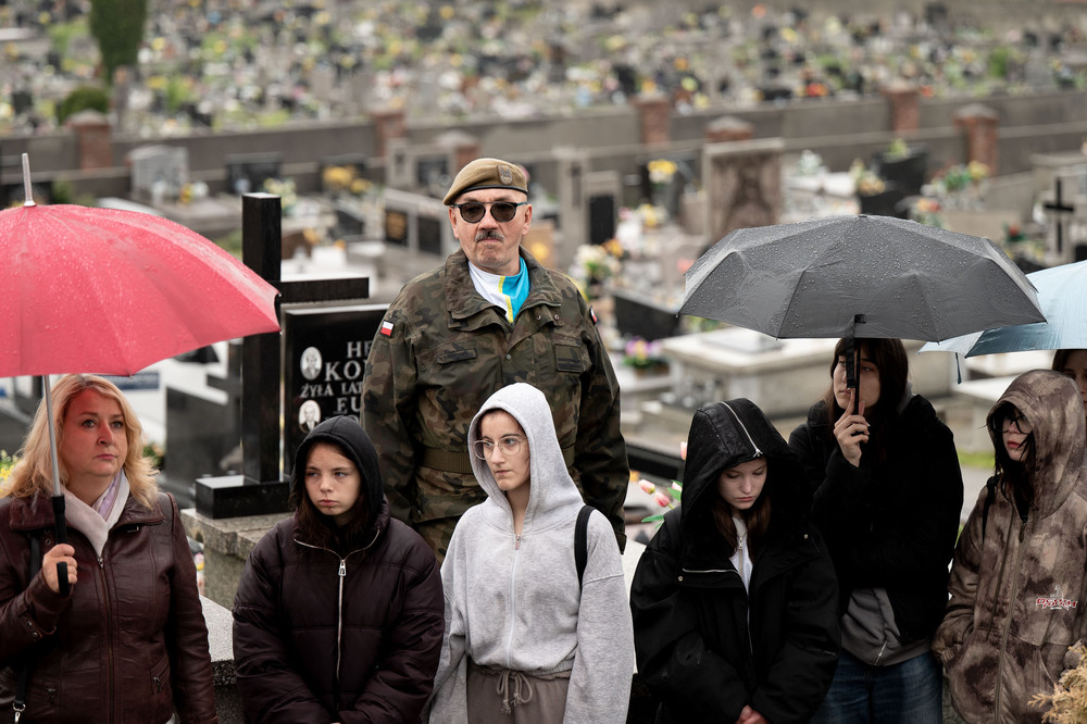 Uroczystość oznaczenia grobu Bolesława Niemca plakietą „Grób Weterana Walk o Wolność i Niepodległość Polski” – Będzin, 18 maja 2026. Fot.: IPN Krzysztof Łojko