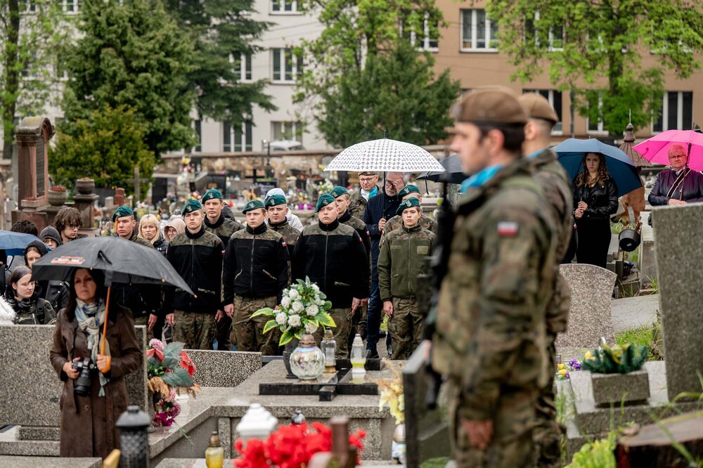 Uroczystość oznaczenia grobu Bolesława Niemca plakietą „Grób Weterana Walk o Wolność i Niepodległość Polski” – Będzin, 18 maja 2026. Fot.: IPN Krzysztof Łojko