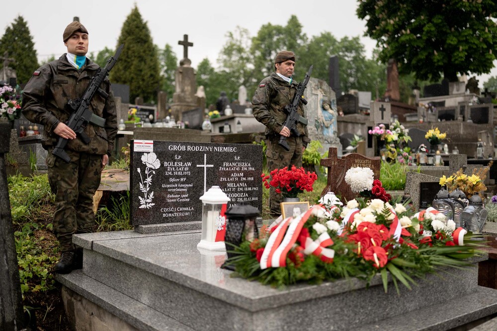 Uroczystość oznaczenia grobu Bolesława Niemca plakietą „Grób Weterana Walk o Wolność i Niepodległość Polski” – Będzin, 18 maja 2026. Fot.: IPN Krzysztof Łojko