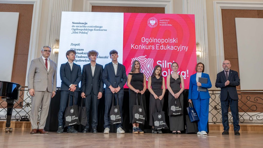 Regionalna Gala Finałowa Ogólnopolskiego Konkursu „Silni Polską!” – Bytom, 20 maja 2026. Fot.: IPN Krzysztof Łojko