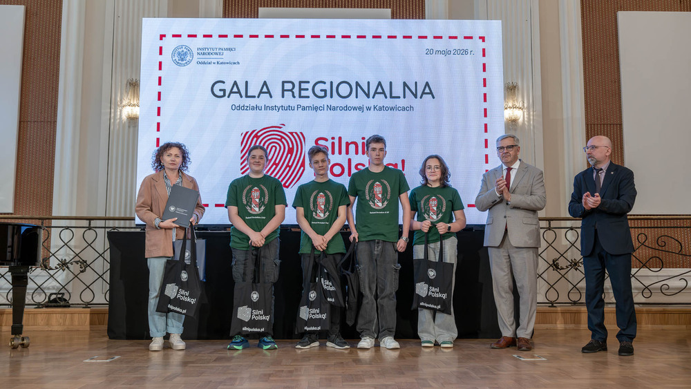 Regionalna Gala Finałowa Ogólnopolskiego Konkursu „Silni Polską!” – Bytom, 20 maja 2026. Fot.: IPN Krzysztof Łojko