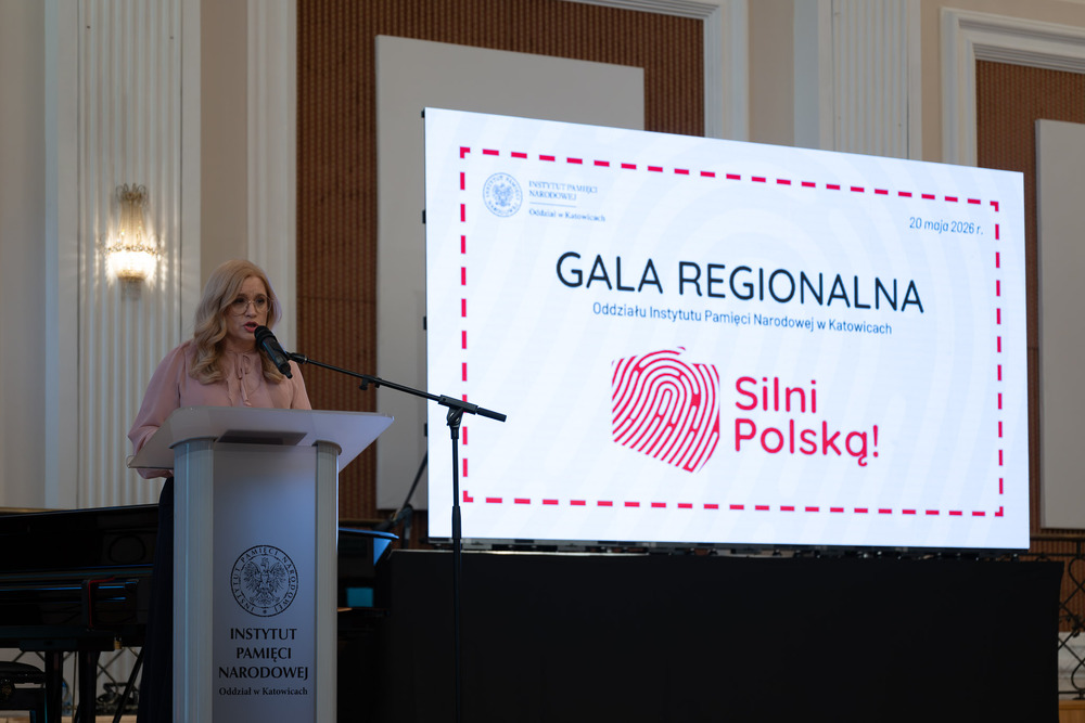 Regionalna Gala Finałowa Ogólnopolskiego Konkursu „Silni Polską!” – Bytom, 20 maja 2026. Fot.: IPN Krzysztof Łojko