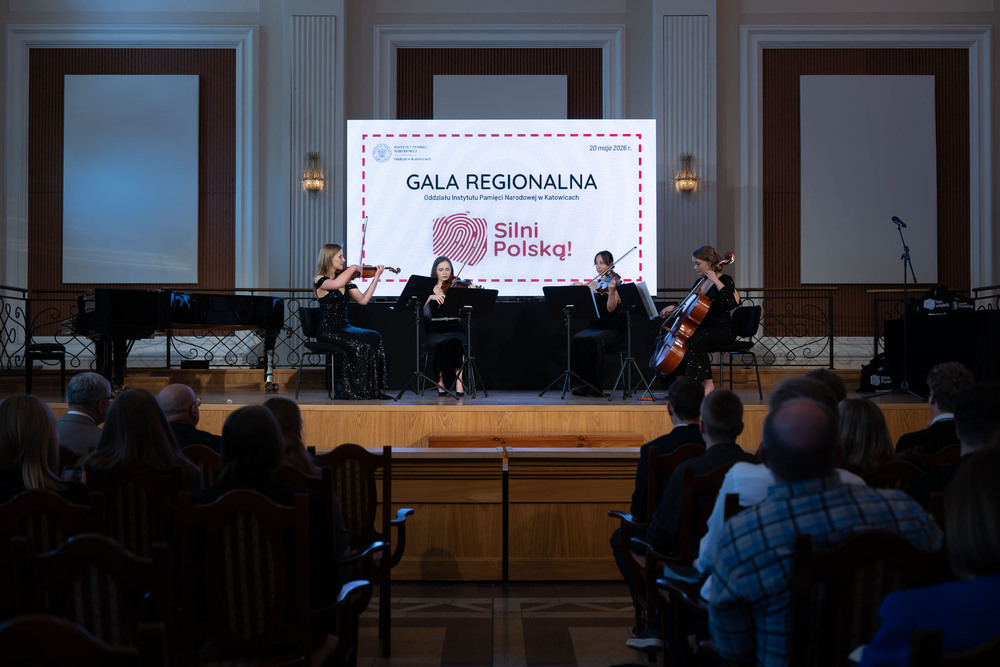 Regionalna Gala Finałowa Ogólnopolskiego Konkursu „Silni Polską!” – Bytom, 20 maja 2026. Fot.: IPN Krzysztof Łojko