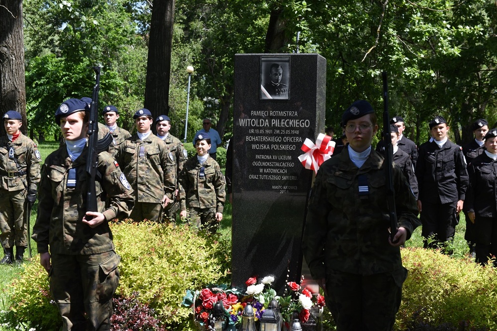78. rocznica śmierci rtm. Witolda Pileckiego w Katowicach. Fot. Monika Kobylańska/IPN