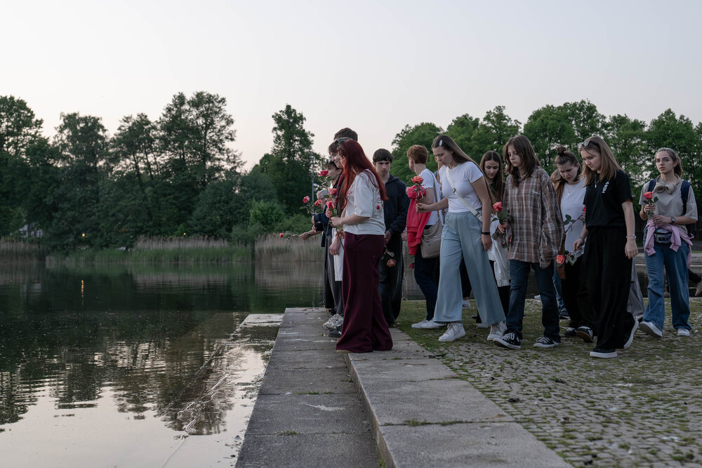 Warsztaty podczas wyjazd finalistów konkursu „W kręgu pamięci i prozy lagrowej więźniarek KL Ravensbrück” do Miejsca Pamięci i Przestrogi Ravensbrück, 22–25 maja 2026. Fot.: IPN Krzysztof Łojko